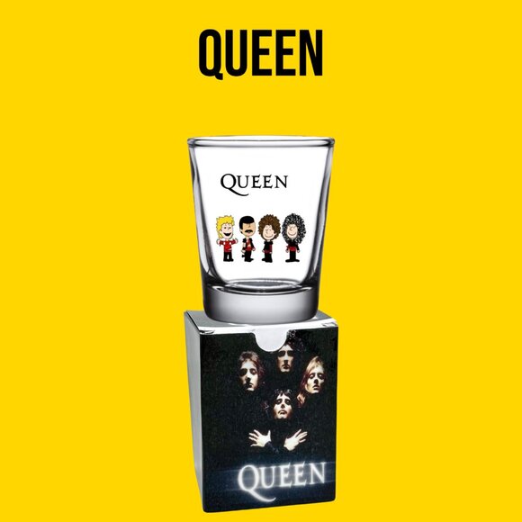 PEANUTS Characters/ROCK BANDS Mashup Shot Glass/Matching Box, Unique Gift! - Picture 6 of 14